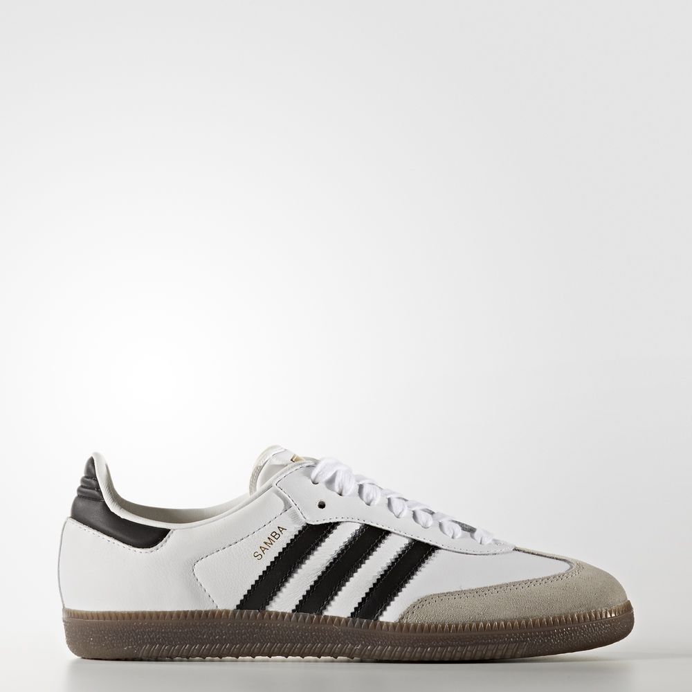 Adidas Samba - Originals γυναικεια - Ασπρα/Μαυρα,Μέγεθος: EU 36 – 54 2/3 (785AKDQI)